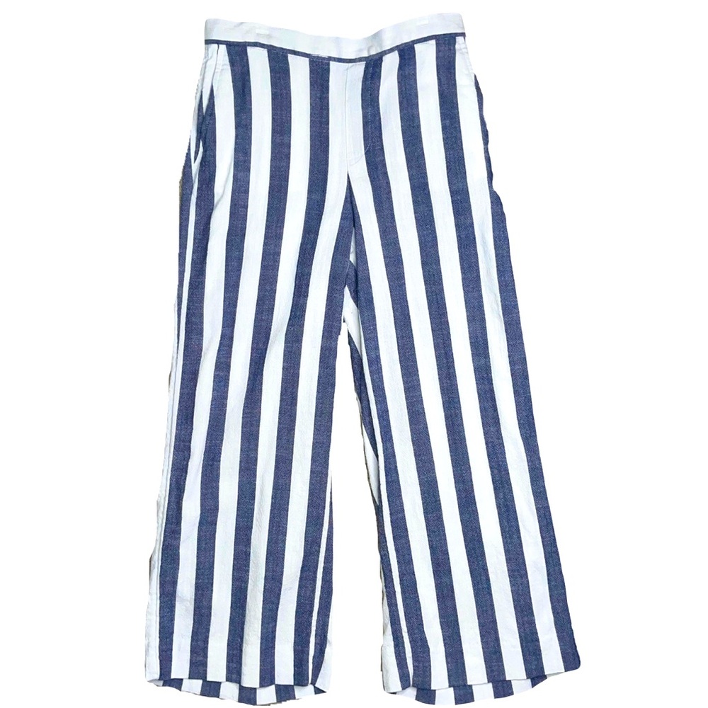🛍️🌟Host Pic 🌟Banana Republic Rowan Striped Wide Leg Size 2 Pețite
